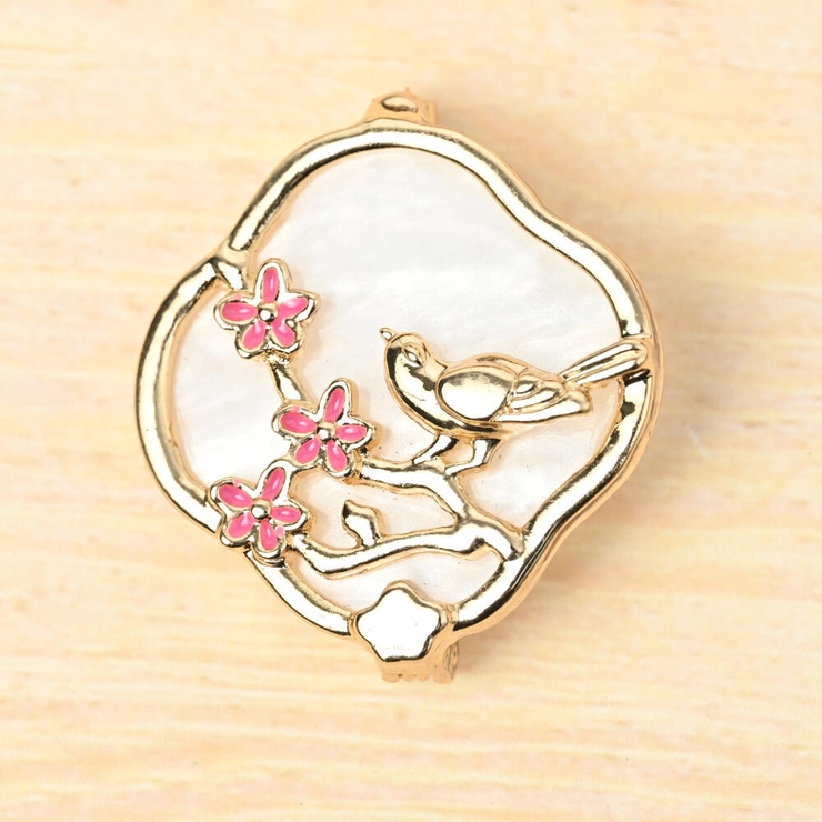 ブローチ レディース うぐいす | lunolumo | 詳細画像4 