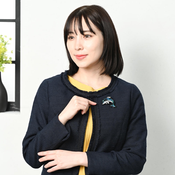 ブローチ レディース イルカ | lunolumo | 詳細画像2 