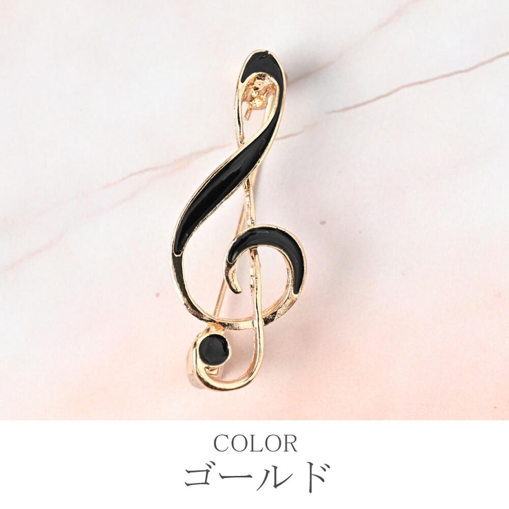 ブローチ レディース ト音記号 | lunolumo | 詳細画像5 