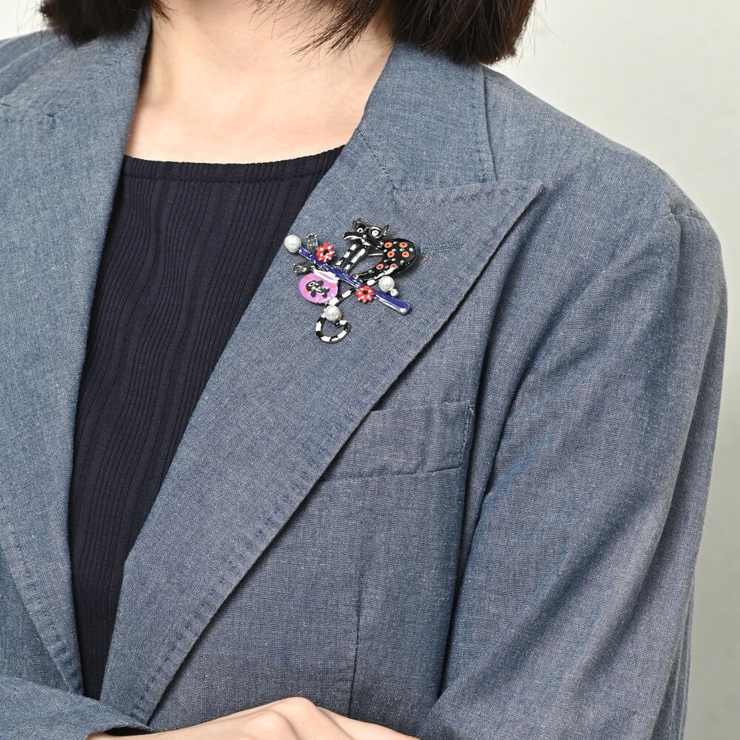 ブローチ レディース 猫 | lunolumo | 詳細画像3 