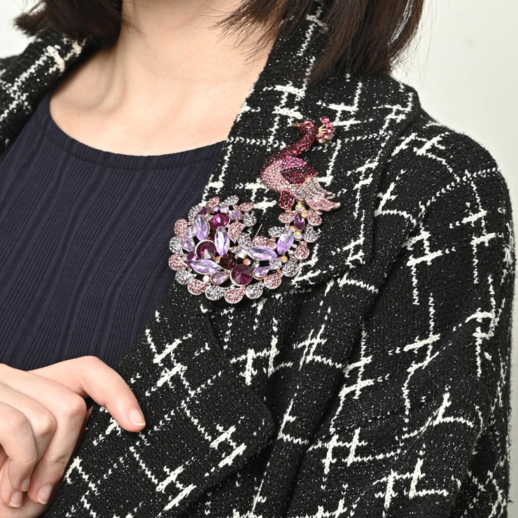 ブローチ 孔雀 クジャク | lunolumo | 詳細画像3 