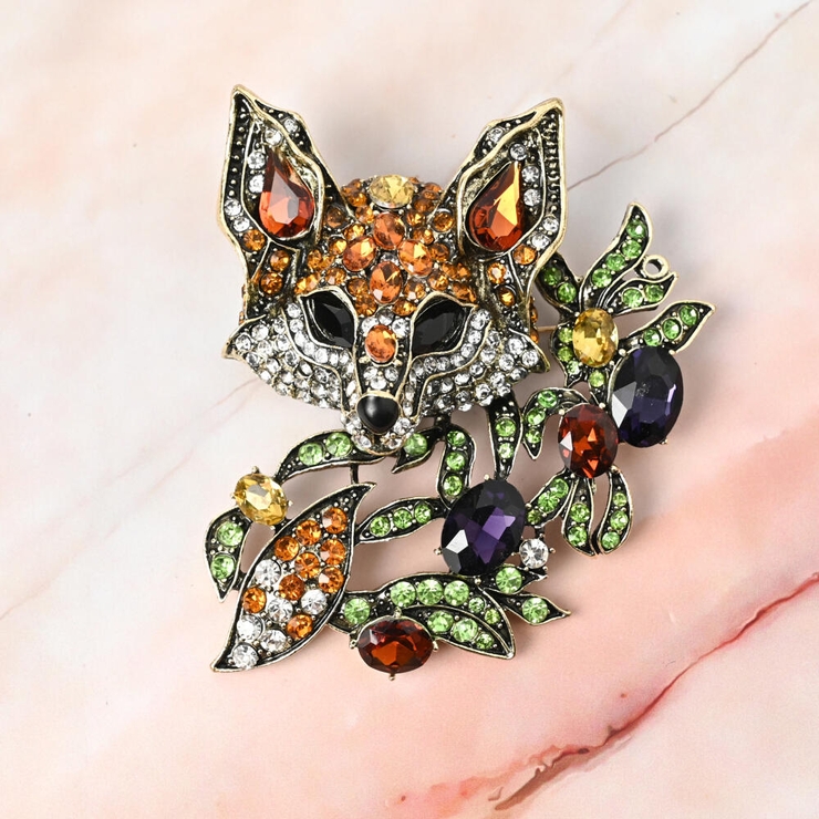 ブローチ キツネ きつね | lunolumo | 詳細画像4 