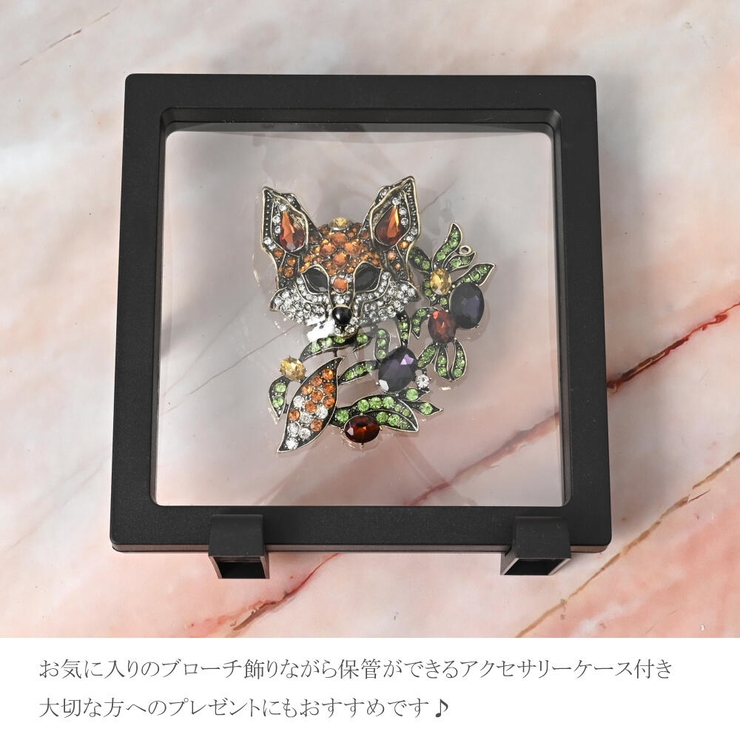 ブローチ キツネ きつね | lunolumo | 詳細画像7 