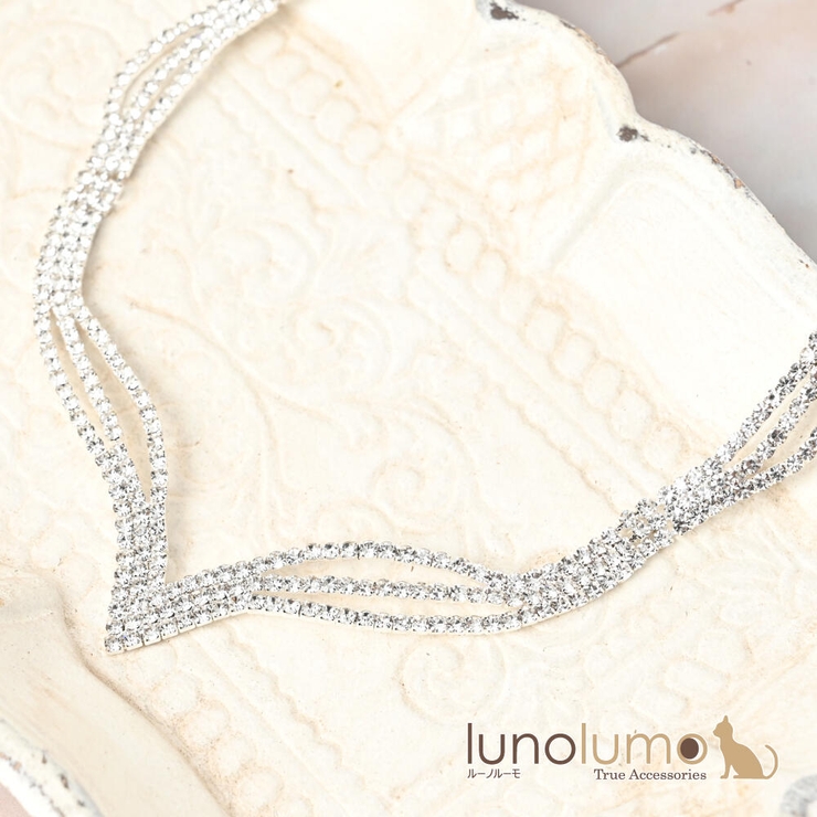 ネックレス レディース ラインストーン | lunolumo | 詳細画像1 