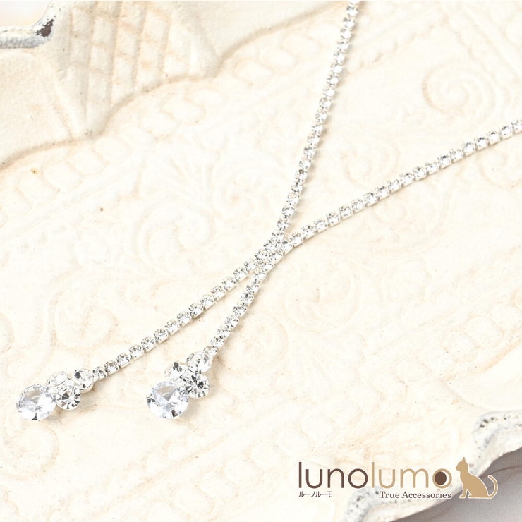 ネックレス レディース ラインストーン | lunolumo | 詳細画像1 