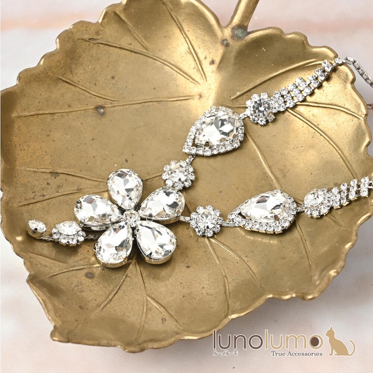 ネックレス レディース ラインストーン | lunolumo | 詳細画像1 