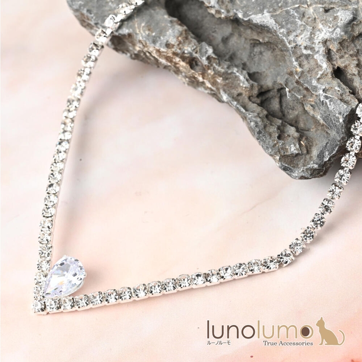 ネックレス レディース ラインストーン | lunolumo | 詳細画像1 