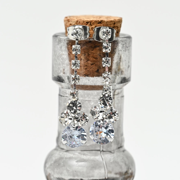 ピアス レディース ラインストーン | lunolumo | 詳細画像4 