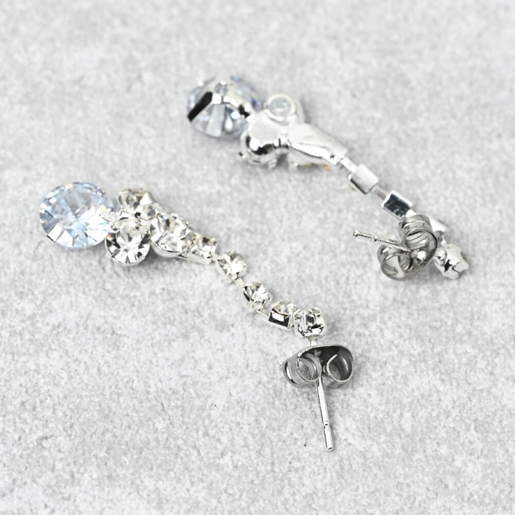 ピアス レディース ラインストーン | lunolumo | 詳細画像6 