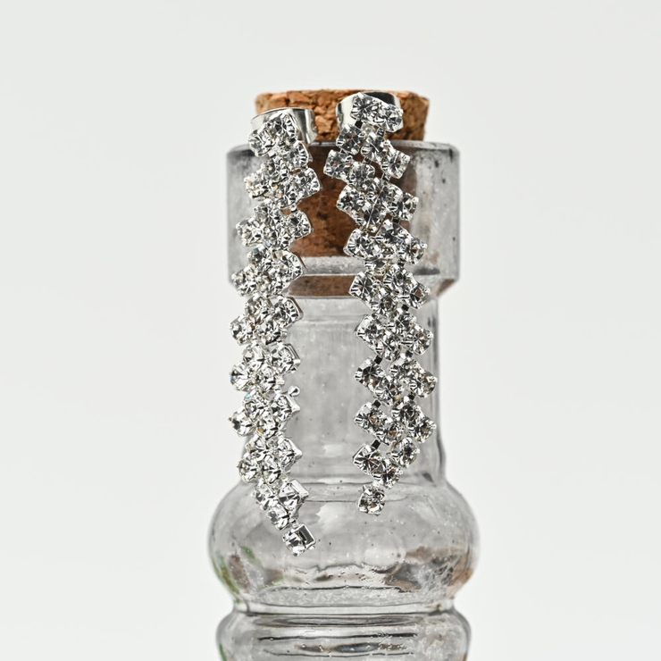 ピアス レディース ラインストーン | lunolumo | 詳細画像4 