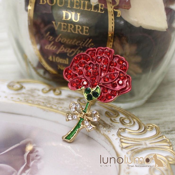 ブローチ レディース カーネーション | lunolumo | 詳細画像1 