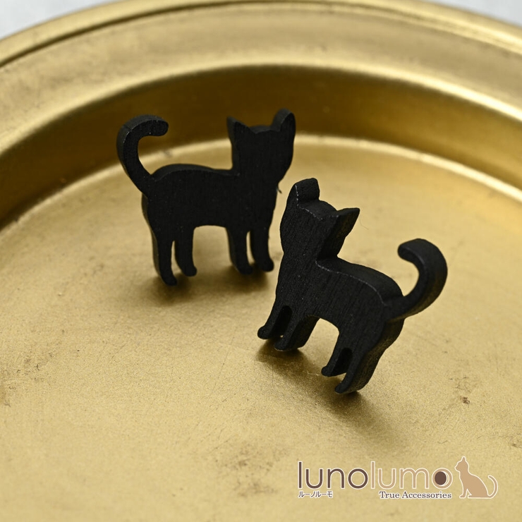 ピアス レディース 猫 | lunolumo | 詳細画像1 