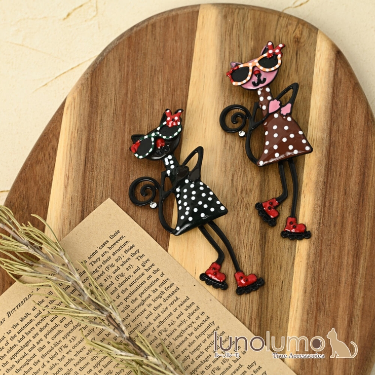 ブローチ レディース 猫 | lunolumo | 詳細画像1 