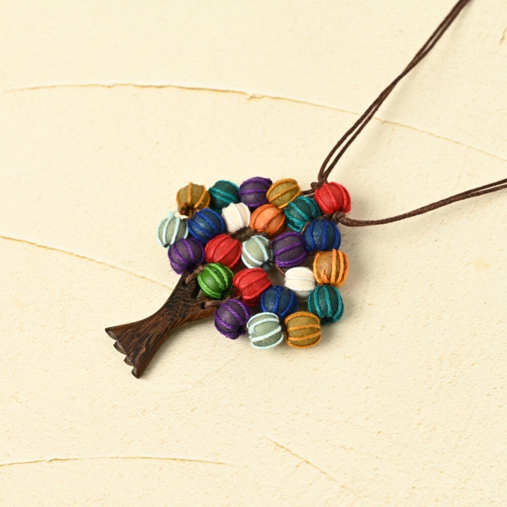 ネックレス レディース ウッド | lunolumo | 詳細画像5 