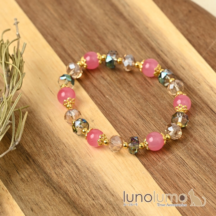 ブレスレット レディース ガラス | lunolumo | 詳細画像1 