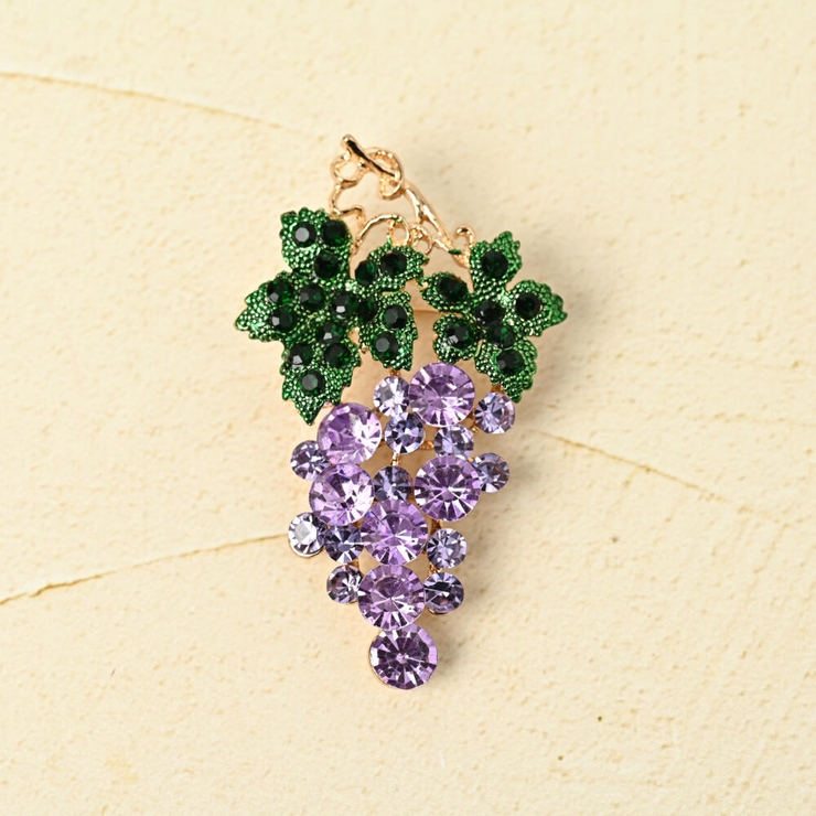 ブローチ レディース ぶどう | lunolumo | 詳細画像4 