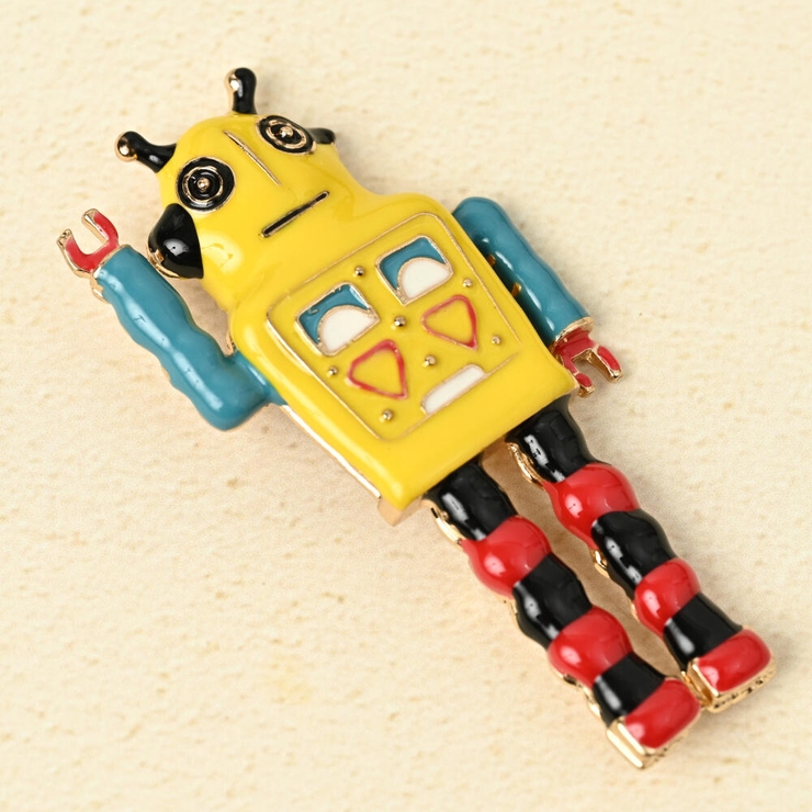 ブローチ レディース ロボット | lunolumo | 詳細画像5 