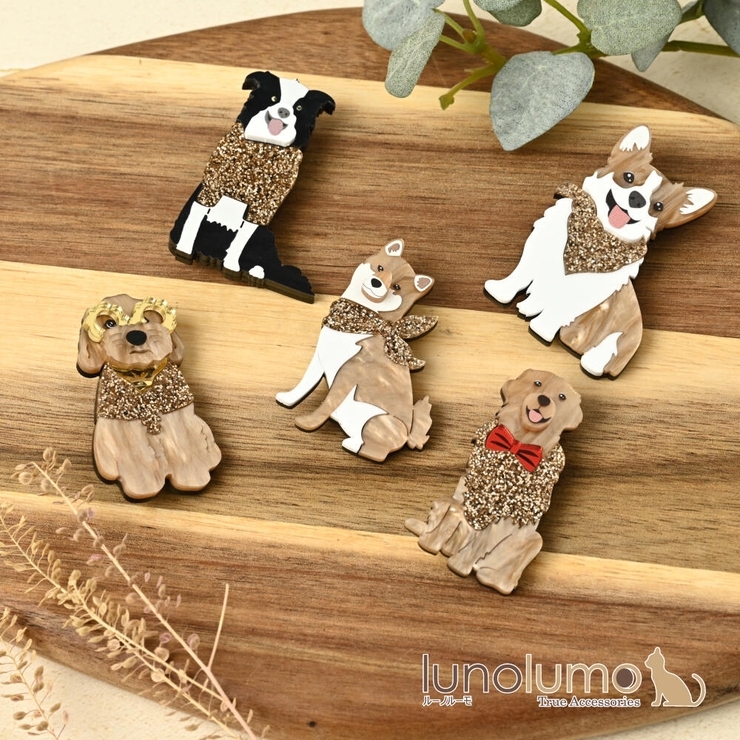 ブローチ レディース 犬 | lunolumo | 詳細画像1 