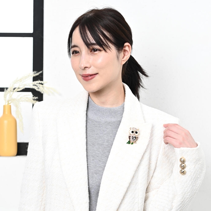 ブローチ レディース ふくろう | lunolumo | 詳細画像2 