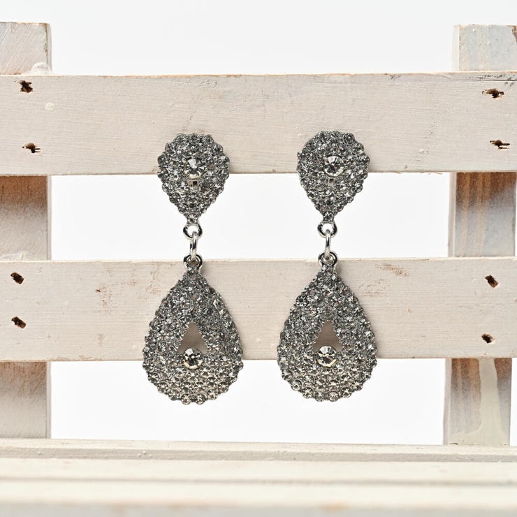 イヤリング レディース ラインストーン | lunolumo | 詳細画像4 