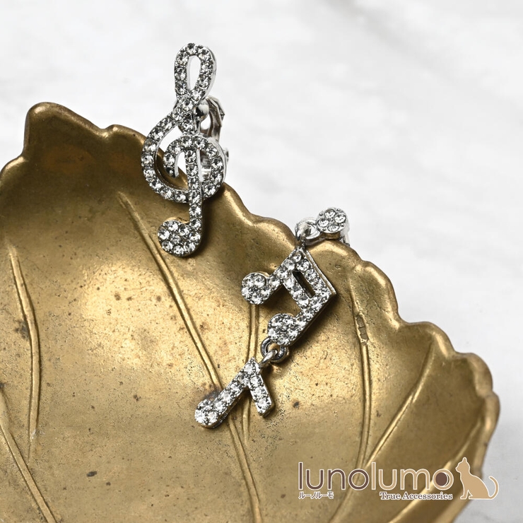 イヤリング レディース 音符 | lunolumo | 詳細画像1 