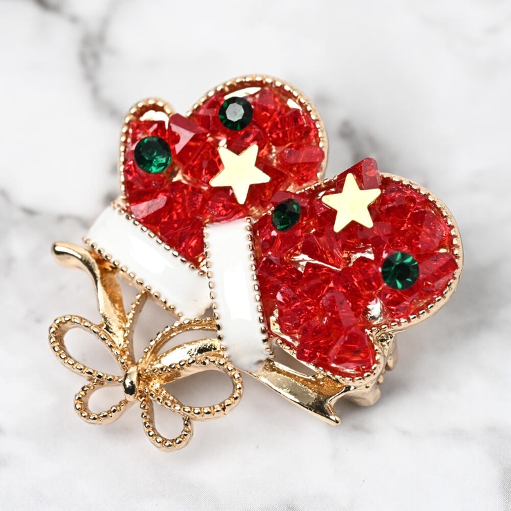 クリスマス ブローチ サンタ帽子 | lunolumo | 詳細画像5 