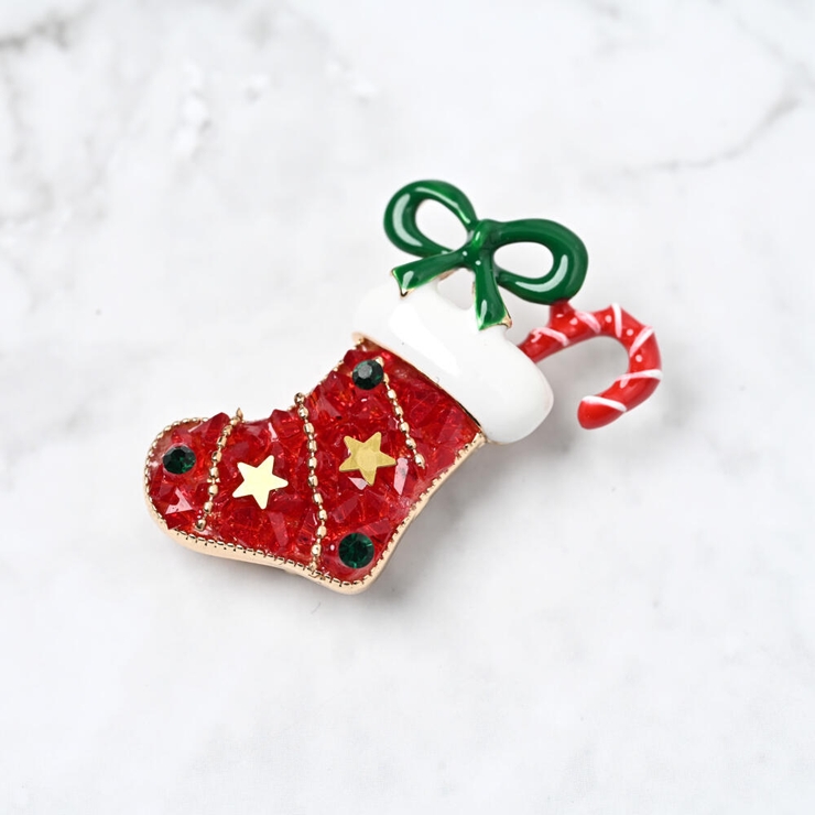 クリスマス ブローチ サンタ帽子 | lunolumo | 詳細画像15 