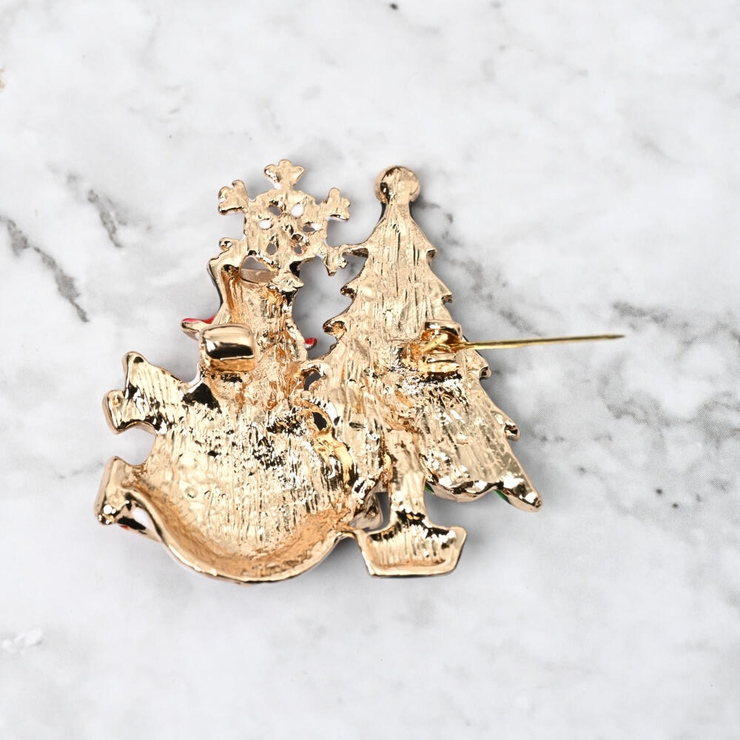 クリスマス ブローチ 雪だるま | lunolumo | 詳細画像11 