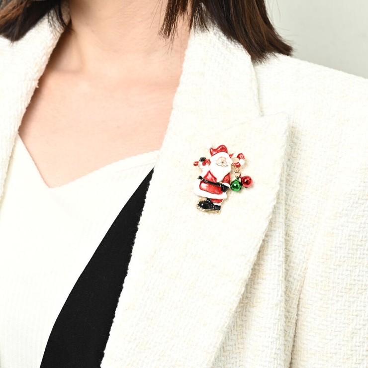 クリスマス ブローチ 雪だるま | lunolumo | 詳細画像13 