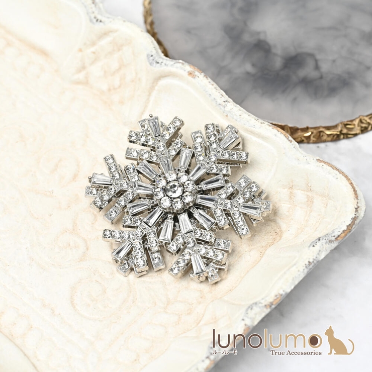 日本製 クリスマス ブローチ | lunolumo | 詳細画像1 