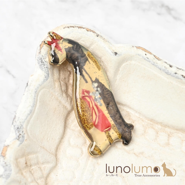 ブローチ レディース 猫 | lunolumo | 詳細画像1 