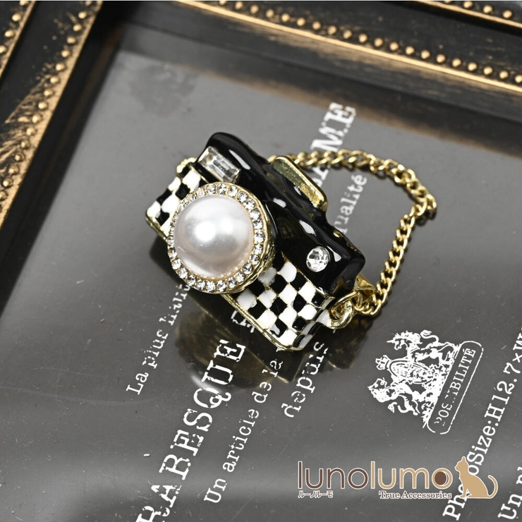 ブローチ レディース カメラ | lunolumo | 詳細画像1 