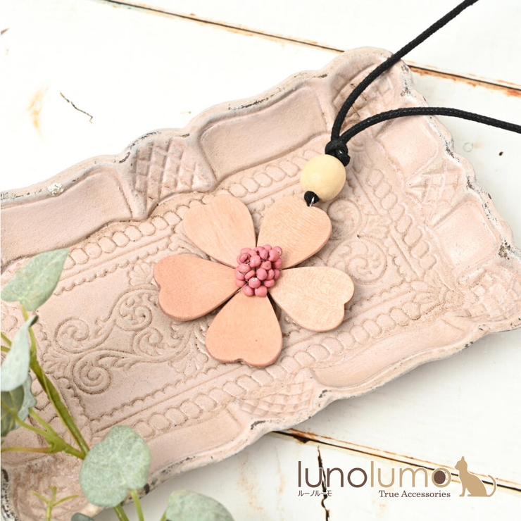 ネックレス レディース 桜 | lunolumo | 詳細画像1 