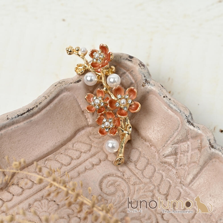 ブローチ レディース 桜 | lunolumo | 詳細画像1 