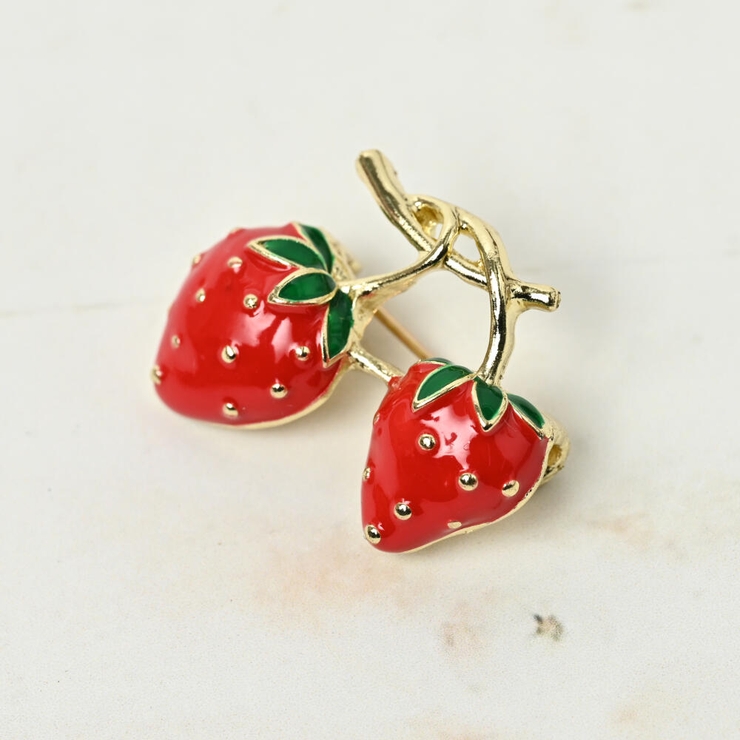 ブローチ レディース いちご | lunolumo | 詳細画像5 