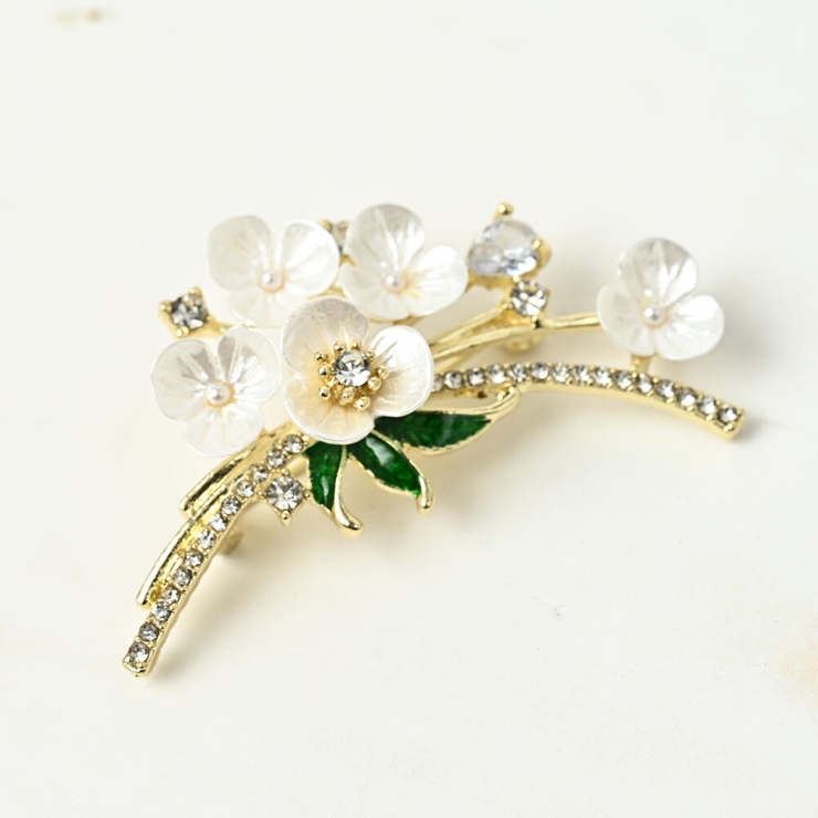 ブローチ レディース キュービックジルコニア | lunolumo | 詳細画像5 