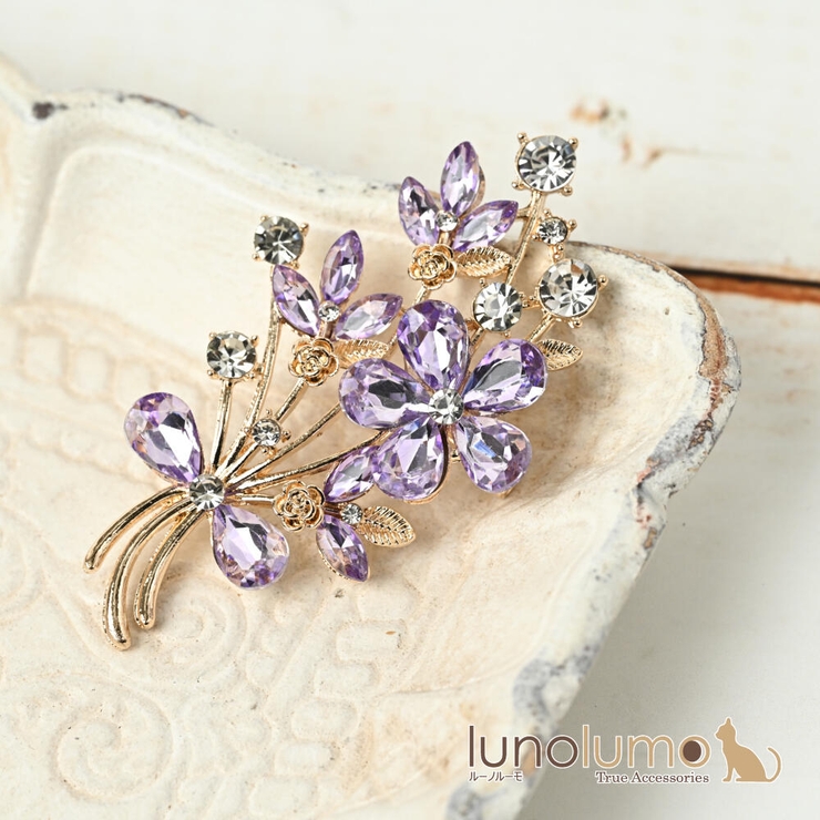 ブローチ レディース 花 | lunolumo | 詳細画像1 