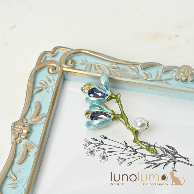 ブローチ レディース 花 | lunolumo | 詳細画像1 
