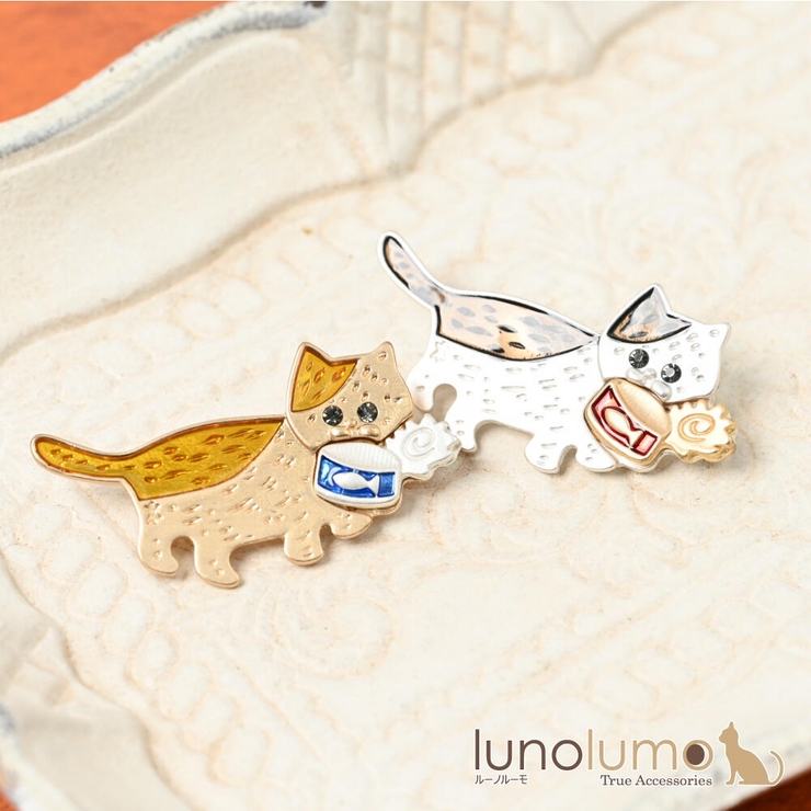ブローチ レディース 猫 | lunolumo | 詳細画像1 