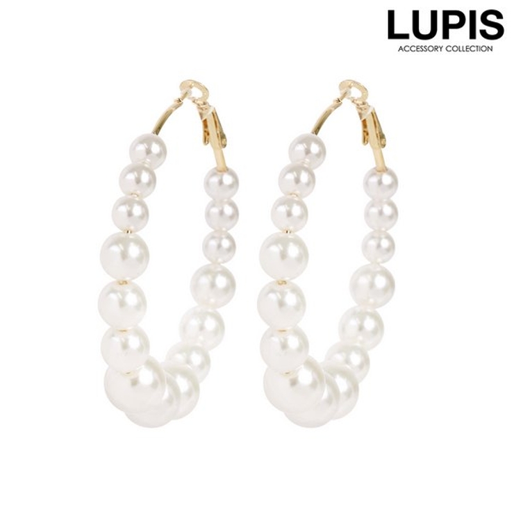 フェミニンパールフープピアス  | LUPIS | 詳細画像1 