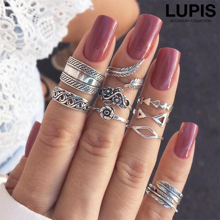 フラワーアンティークリングセット 【指輪 アクセサリー | LUPIS | 詳細画像3 