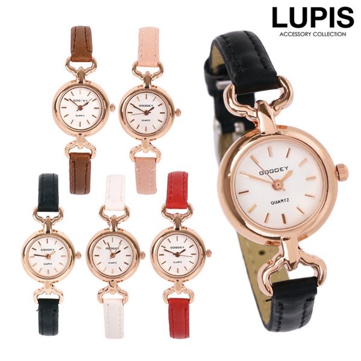 スモールフェイスシンプルレザーウォッチ 腕時計 | LUPIS | 詳細画像1 