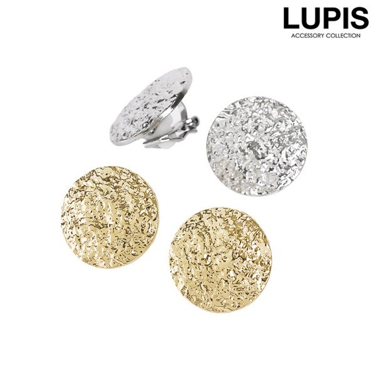 クランプルメタルサークルイヤリング【クリップ式】 | LUPIS | 詳細画像1 