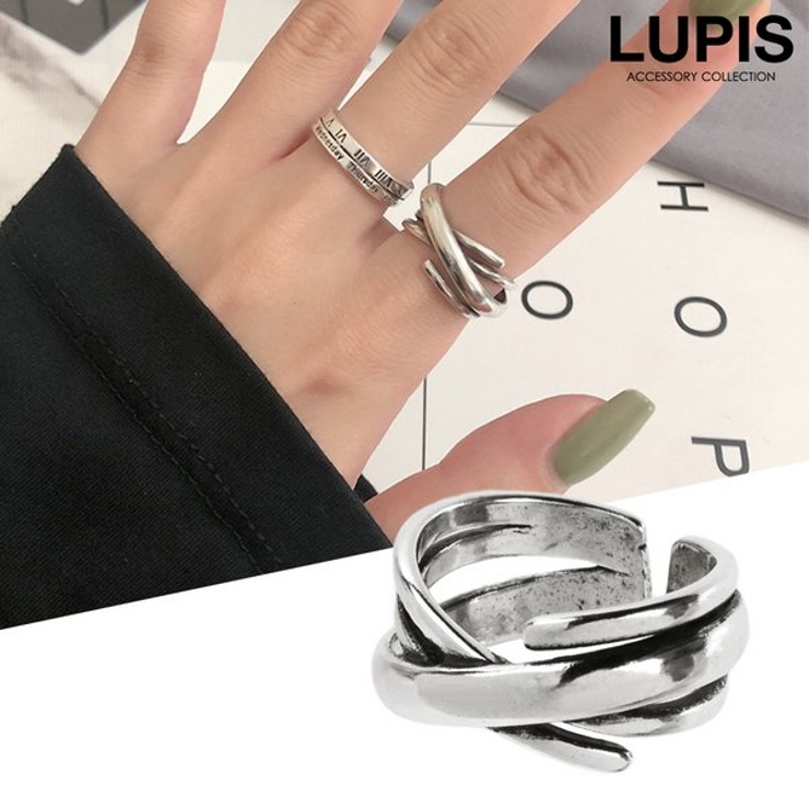 トリニティクロスアンティークシルバーリング   | LUPIS | 詳細画像1 