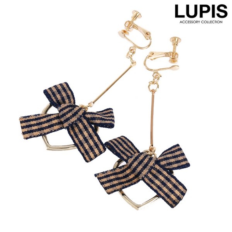 リボン×ハートイヤリング  | LUPIS | 詳細画像1 