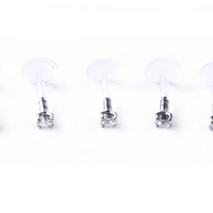 【16G】ジュエルクリアラブレットスタッドボディピアス≪1個入り≫ 【サージカル… | LUPIS | 詳細画像5 