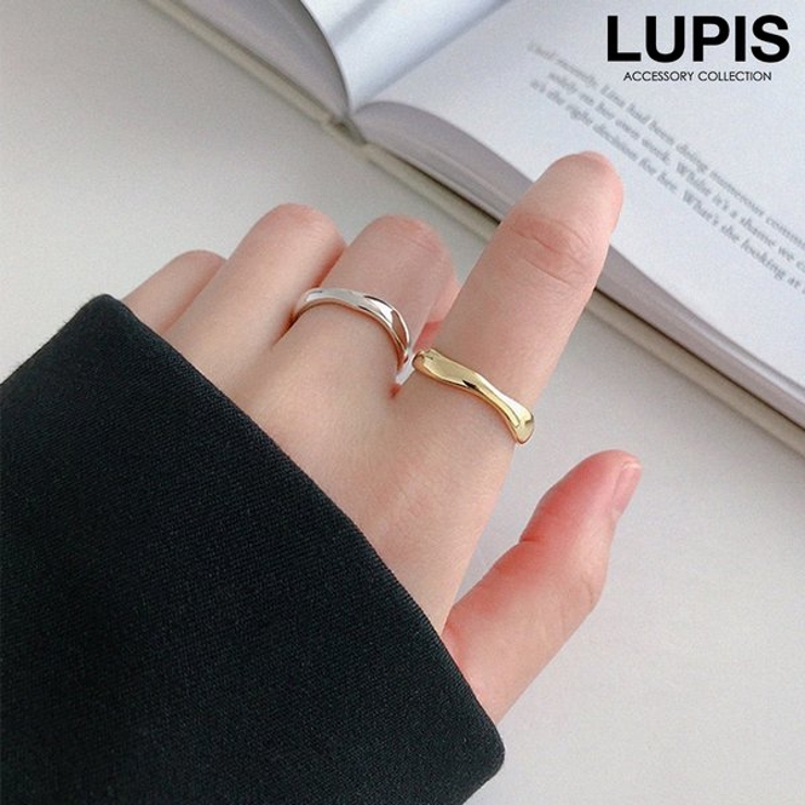 変形ウェーブラインリング   | LUPIS | 詳細画像1 
