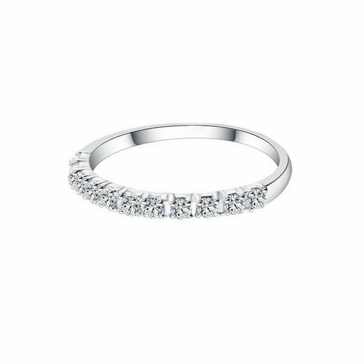 キュービックジルコニアハーフエタニティリング【LACORDE】 | LACORDE  | 詳細画像1 