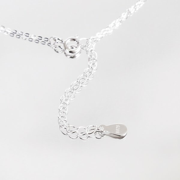 キュービックジルコニアワンポイントネックレス（5ｍｍ）【LACORDE】 | LACORDE  | 詳細画像4 