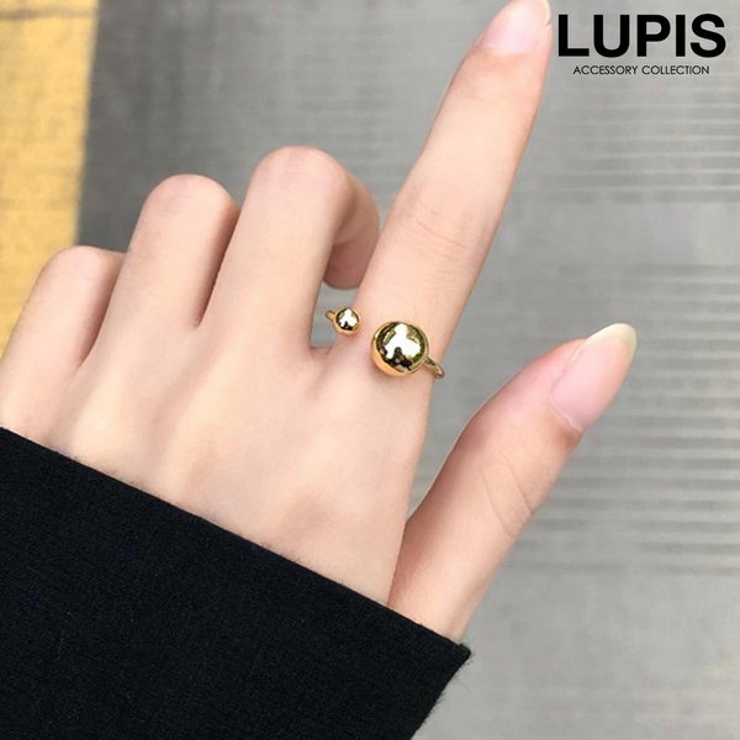 ツインメタルボールリング 品番 Lpsa Lupis ルピス のレディースファッション通販 Shoplist ショップリスト